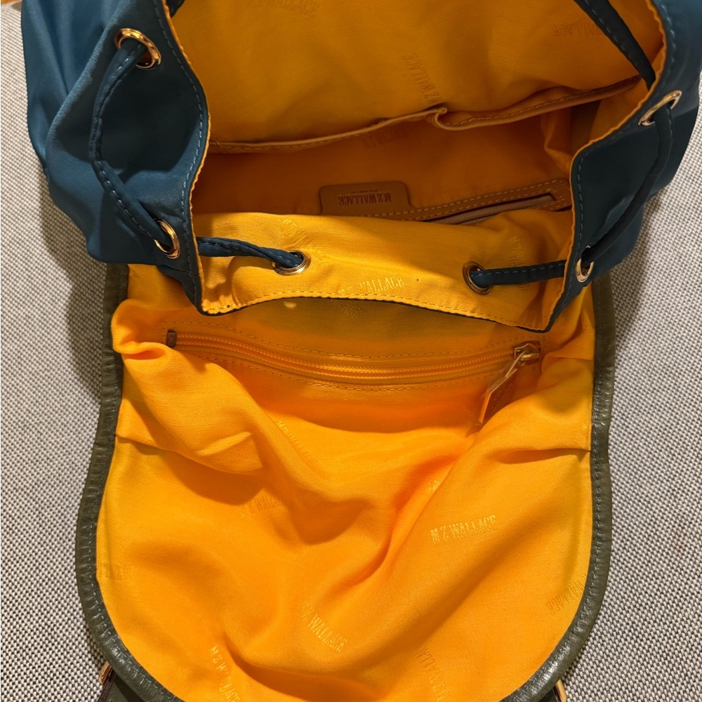 MZ Wallace Marlena Stylish Teal Backpack - Picture 4 of 4